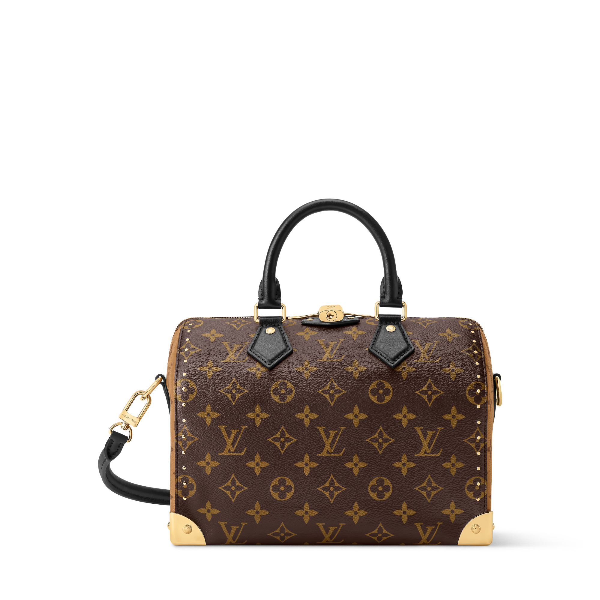 Louis Vuitton ダークブラウン ショルダーバッグ Speedy 25 Trunk Bag - Luxury Other Monogram Canvas Brown | LOUIS